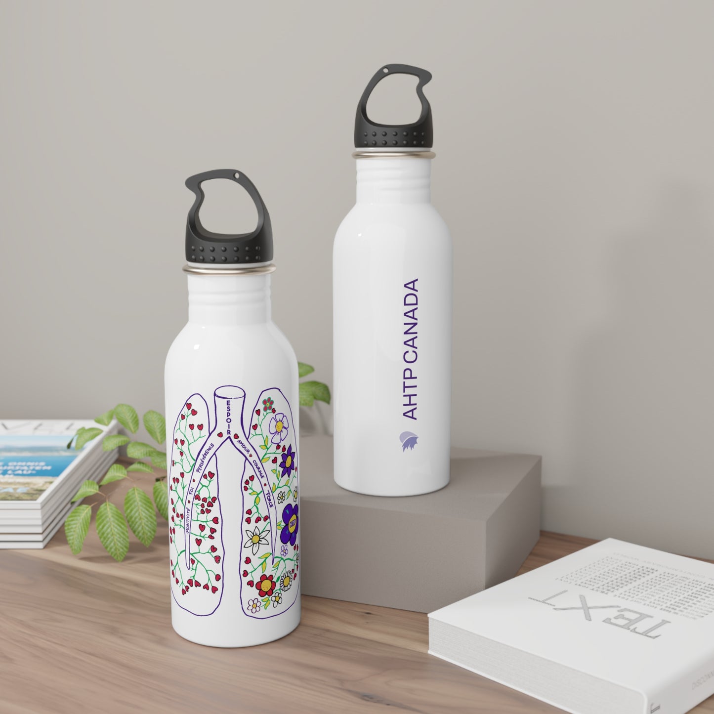 Stainless Steel Water Bottle - French