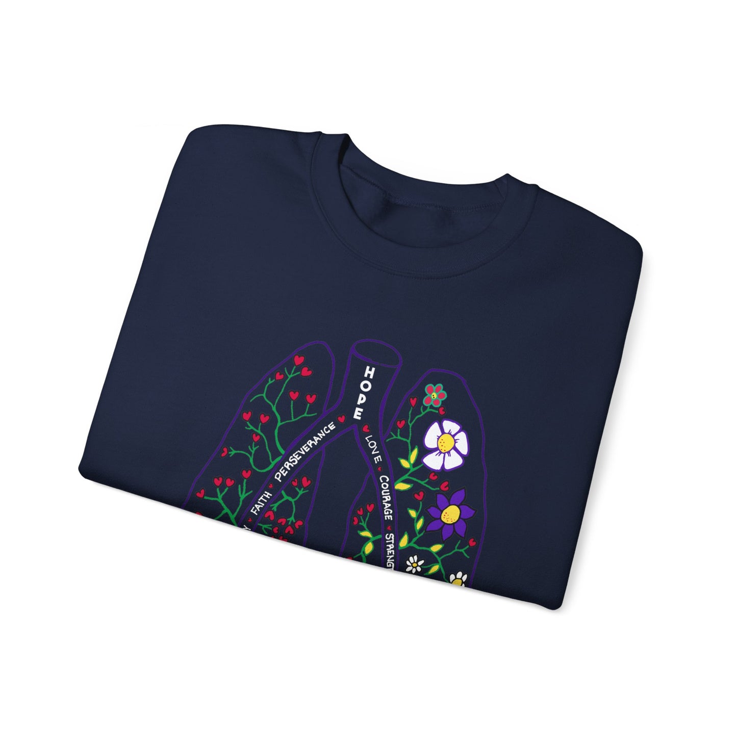Unisex Heavy Blend™ PH Lungs Crewneck Sweatshirt - English