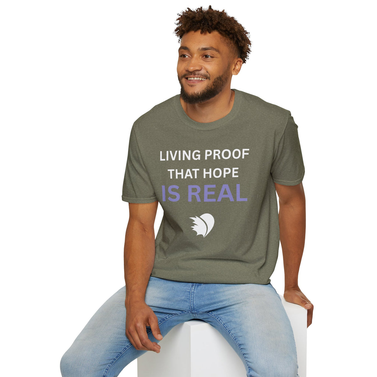 Living Proof that Hope is Real - Unisex T-Shirt