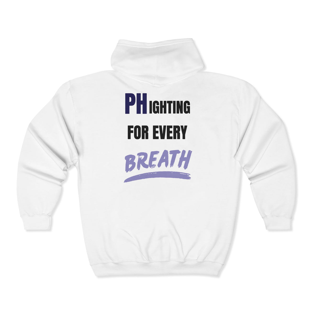 PHighting for Every Breath - Unisex Heavy Blend™ Full Zip Hooded Sweatshirt