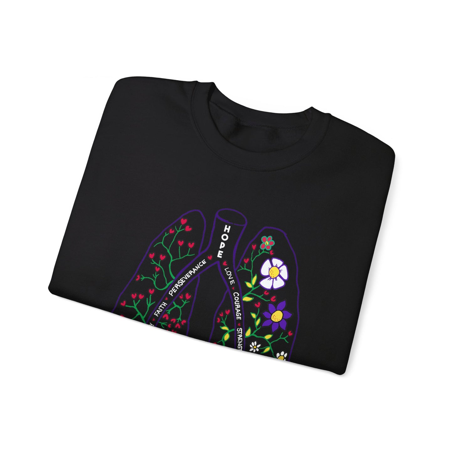 Unisex Heavy Blend™ PH Lungs Crewneck Sweatshirt - English