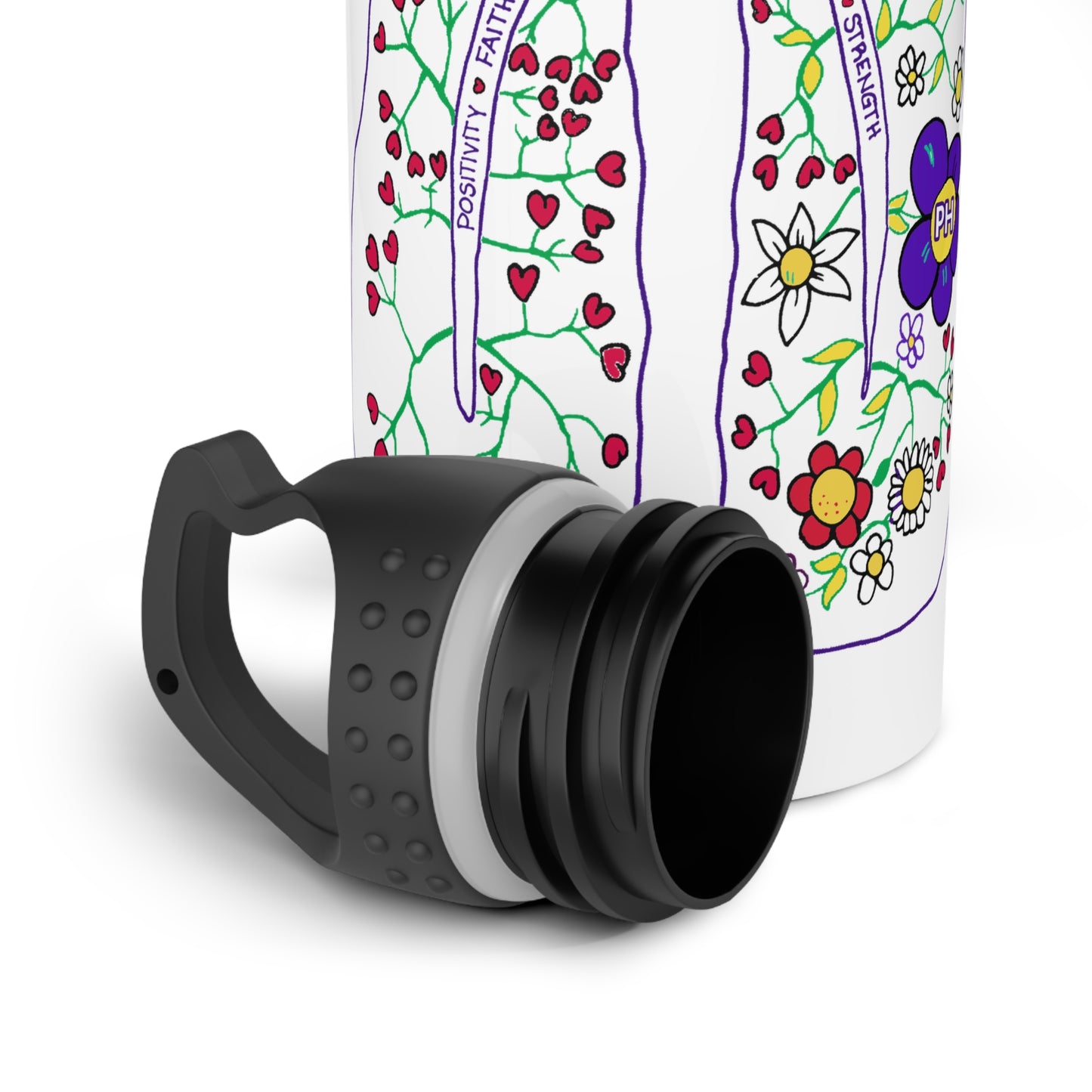 Stainless Steel Water Bottle - English