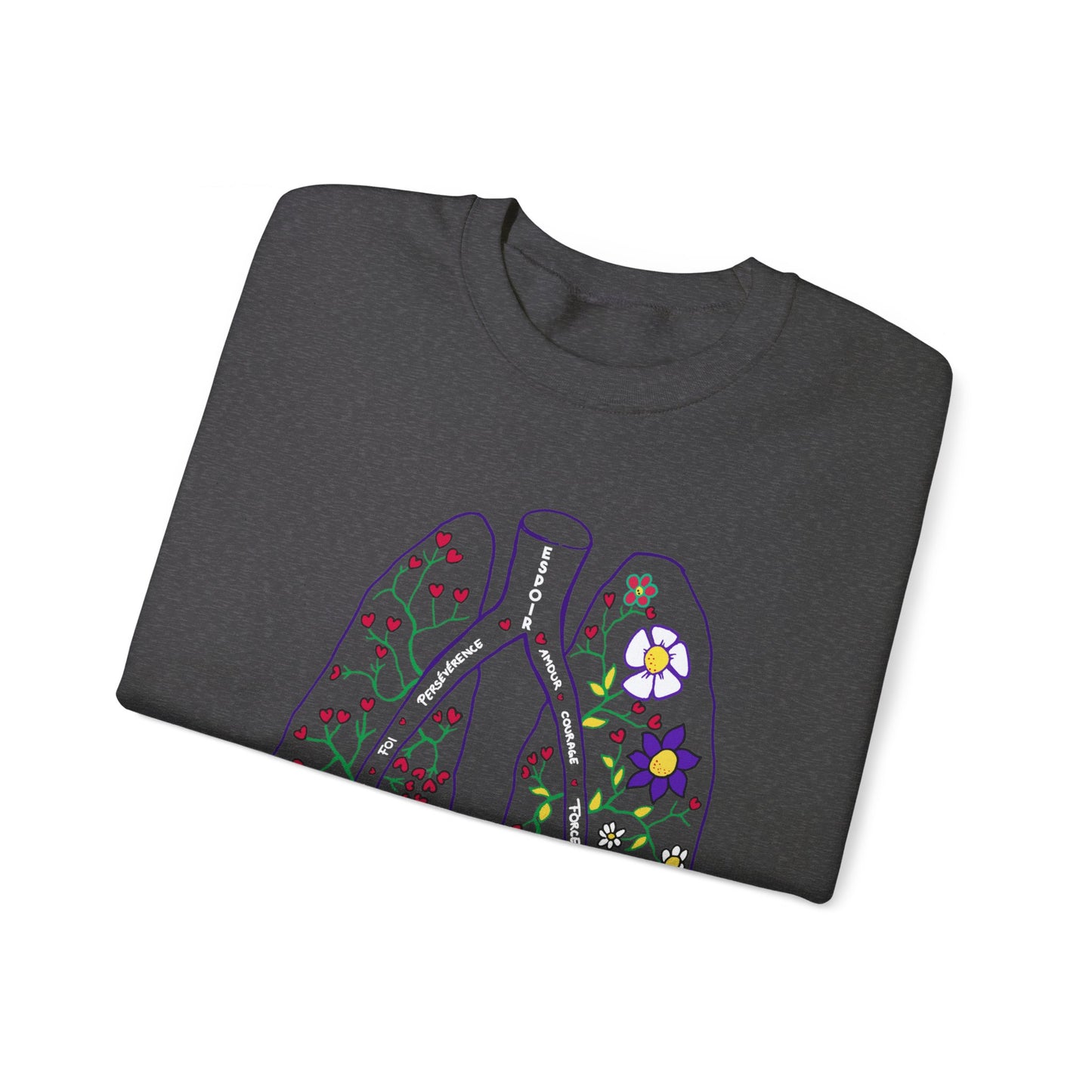 Unisex Heavy Blend™ PH Lungs Crewneck Sweatshirt - French