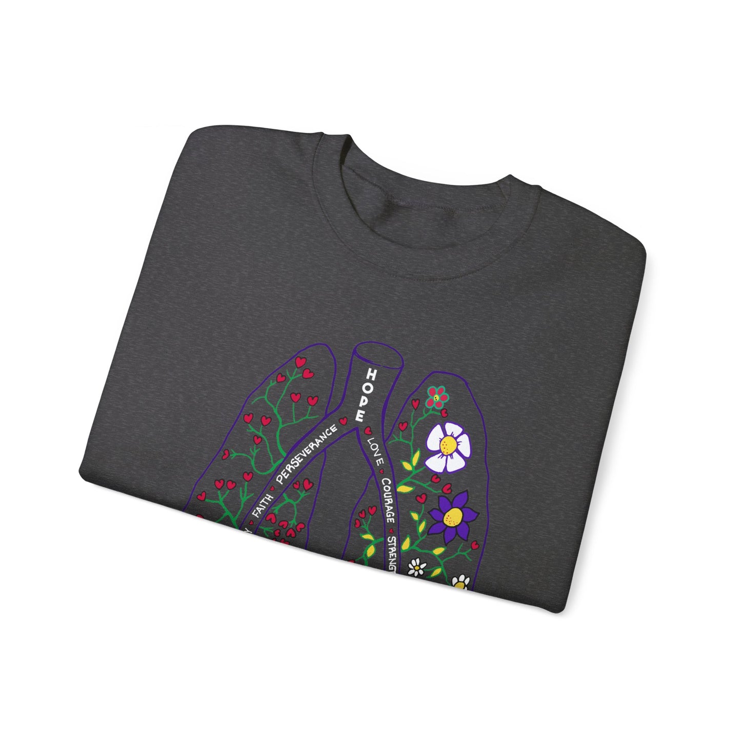 Unisex Heavy Blend™ PH Lungs Crewneck Sweatshirt - English