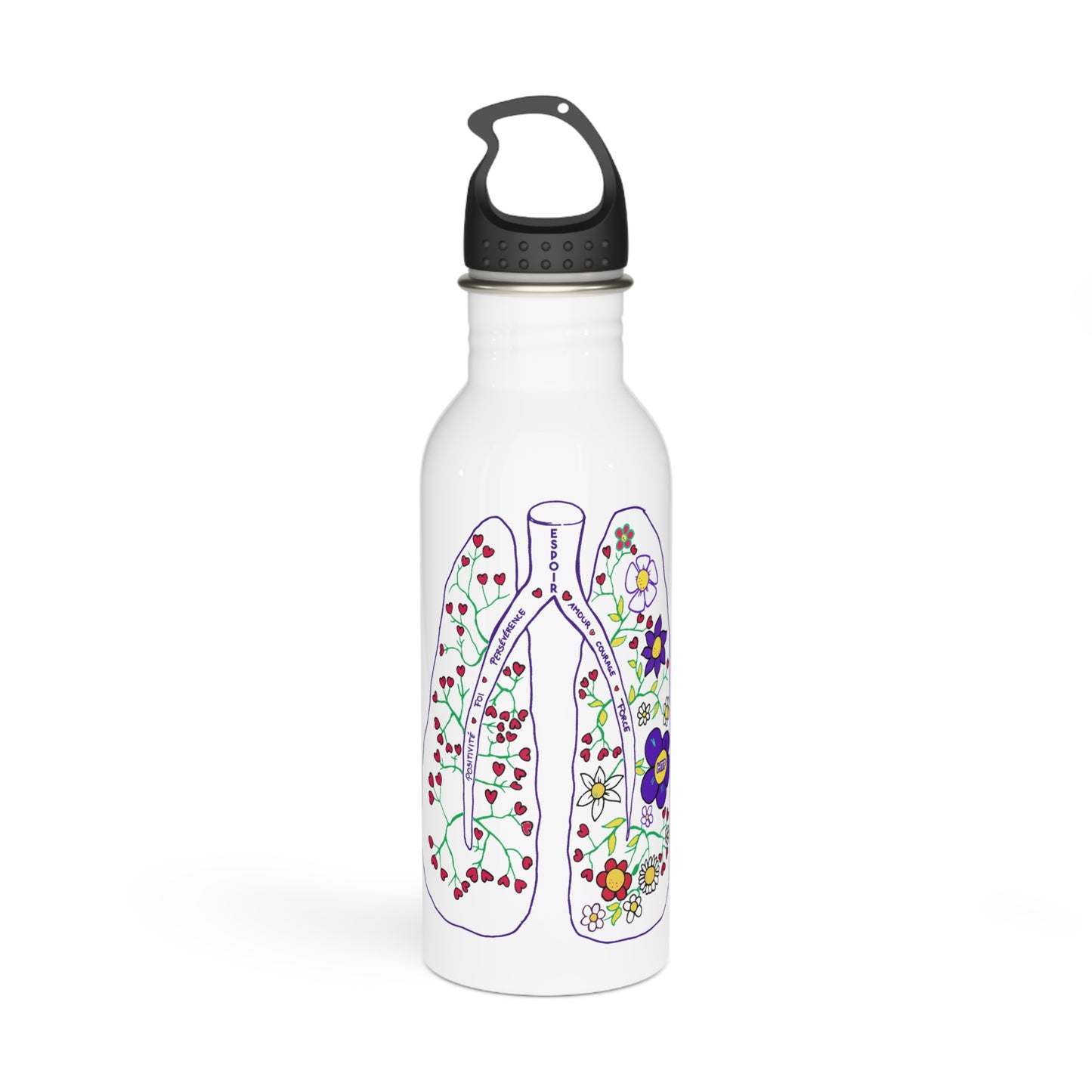 Stainless Steel Water Bottle - French