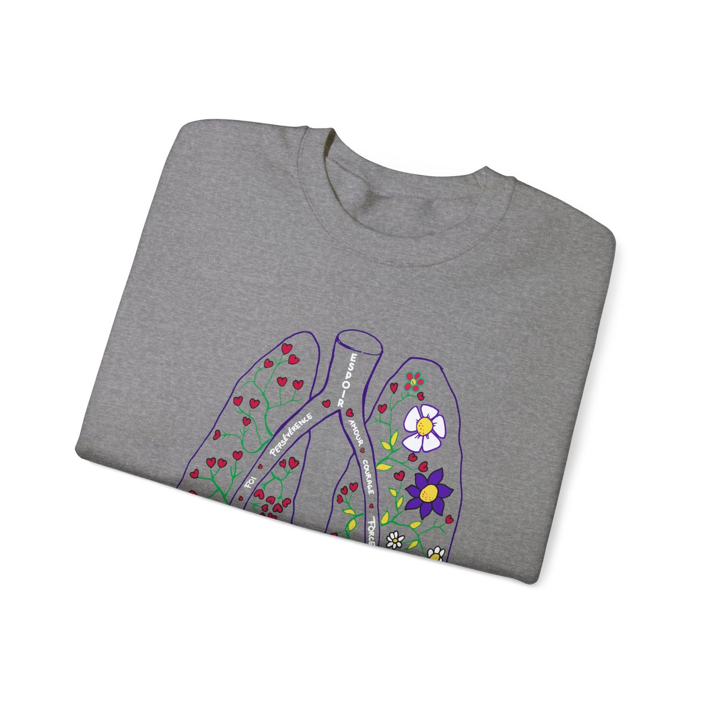 Unisex Heavy Blend™ PH Lungs Crewneck Sweatshirt - French