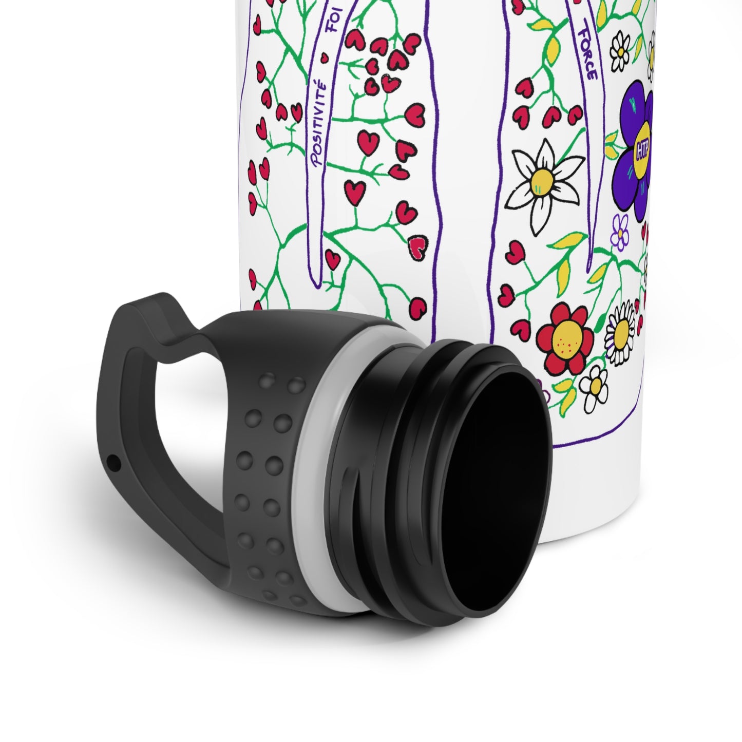 Stainless Steel Water Bottle - French