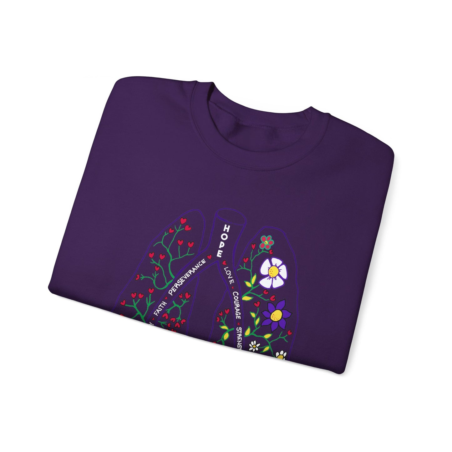 Unisex Heavy Blend™ PH Lungs Crewneck Sweatshirt - English