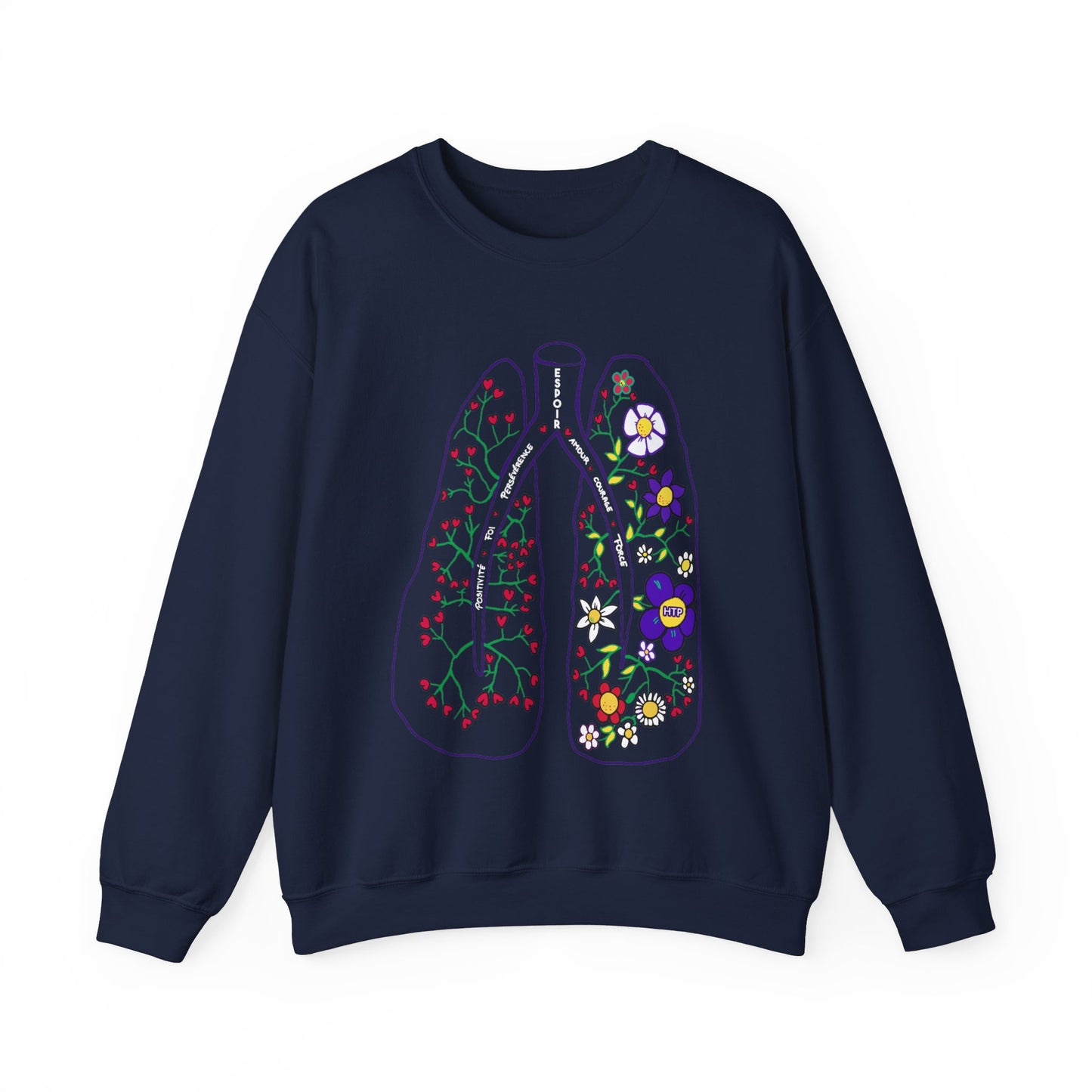 Unisex Heavy Blend™ PH Lungs Crewneck Sweatshirt - French