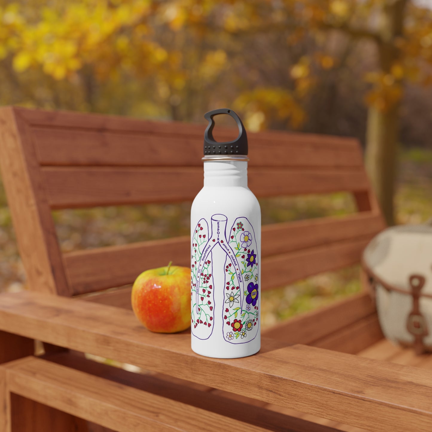 Stainless Steel Water Bottle - French