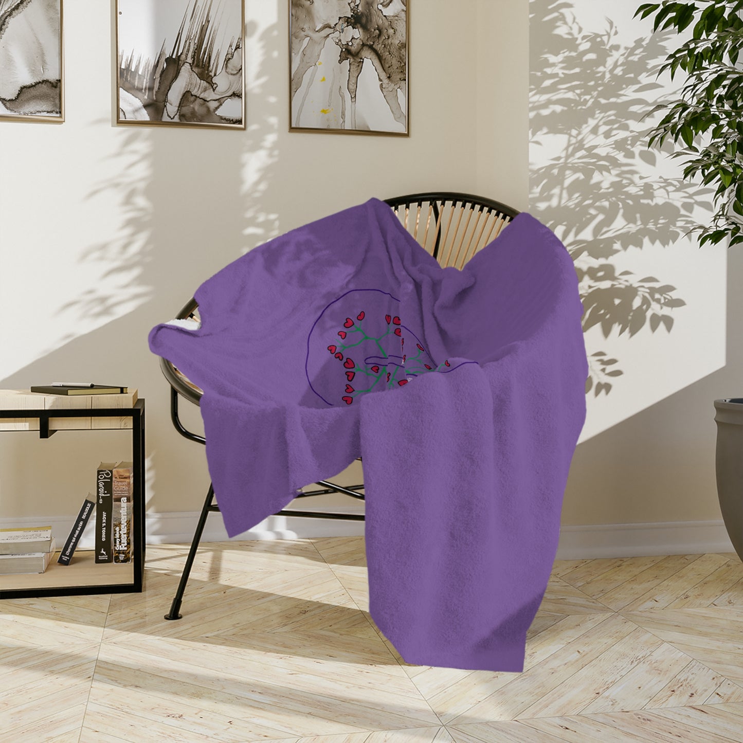 Couverture en microfibre velours