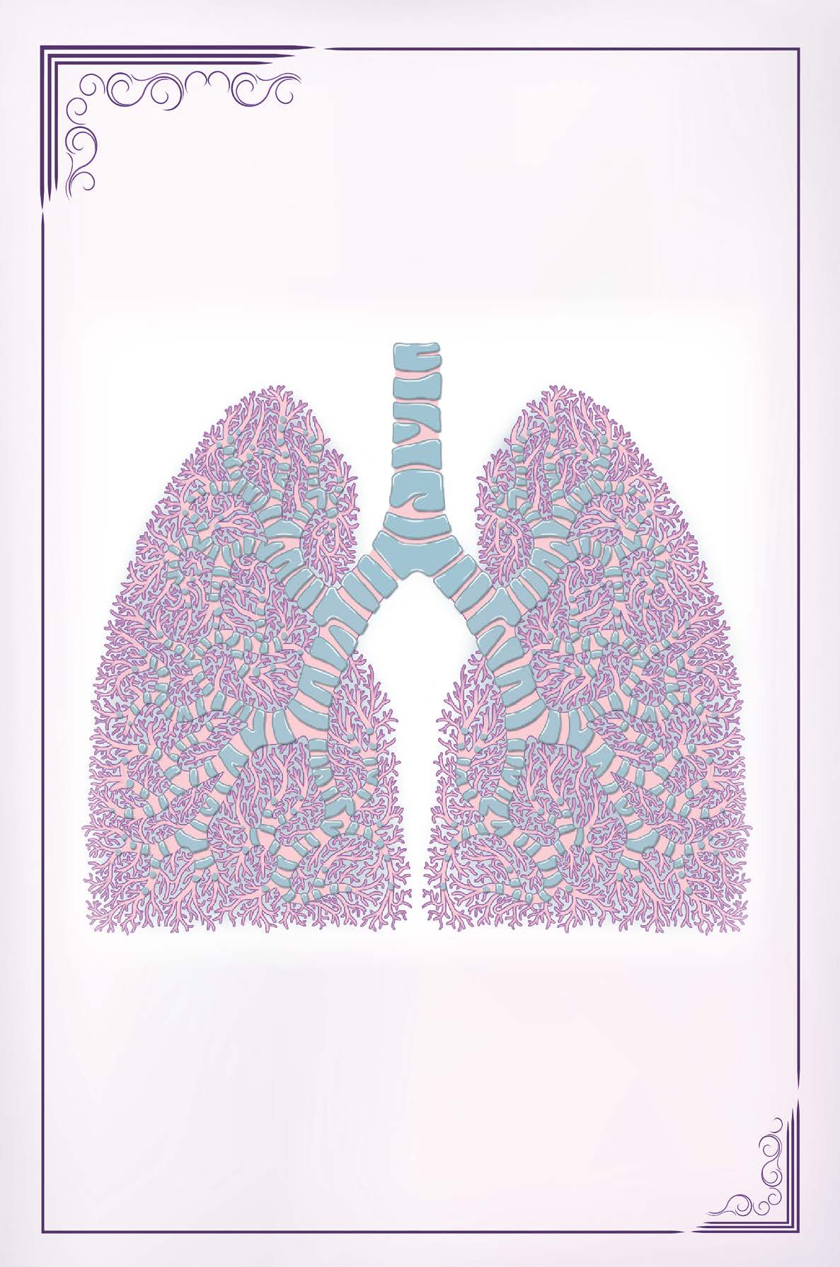 Lung-themed Blank Cards - 12 pack