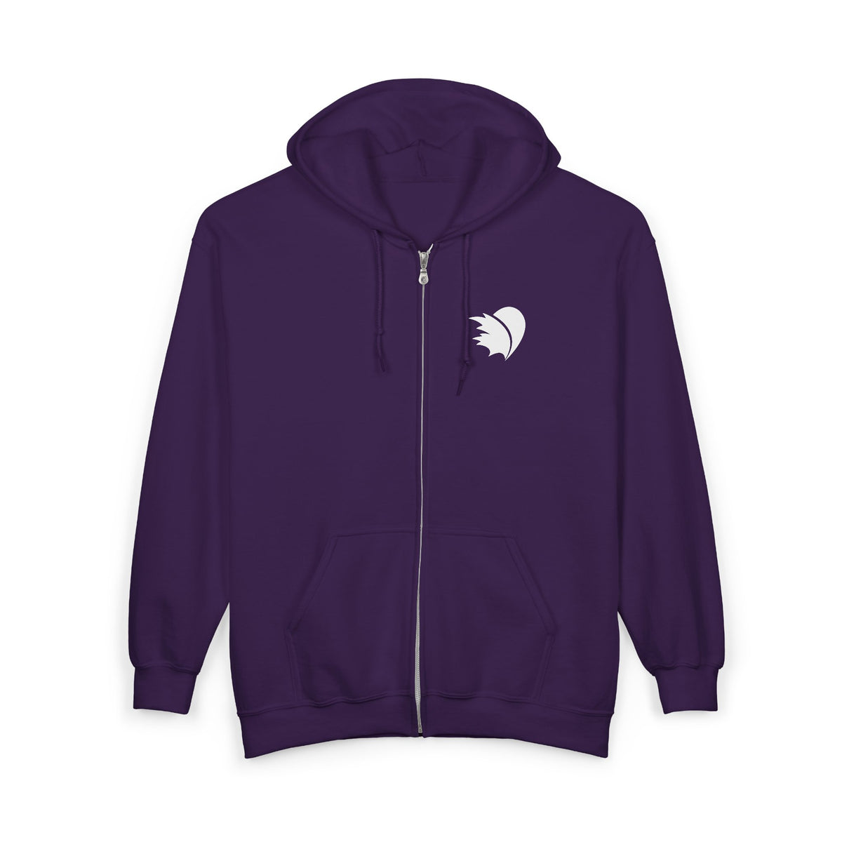 Living life one spoon at a time - Unisex Heavy Blend™ Full Zip Hooded Sweatshirt