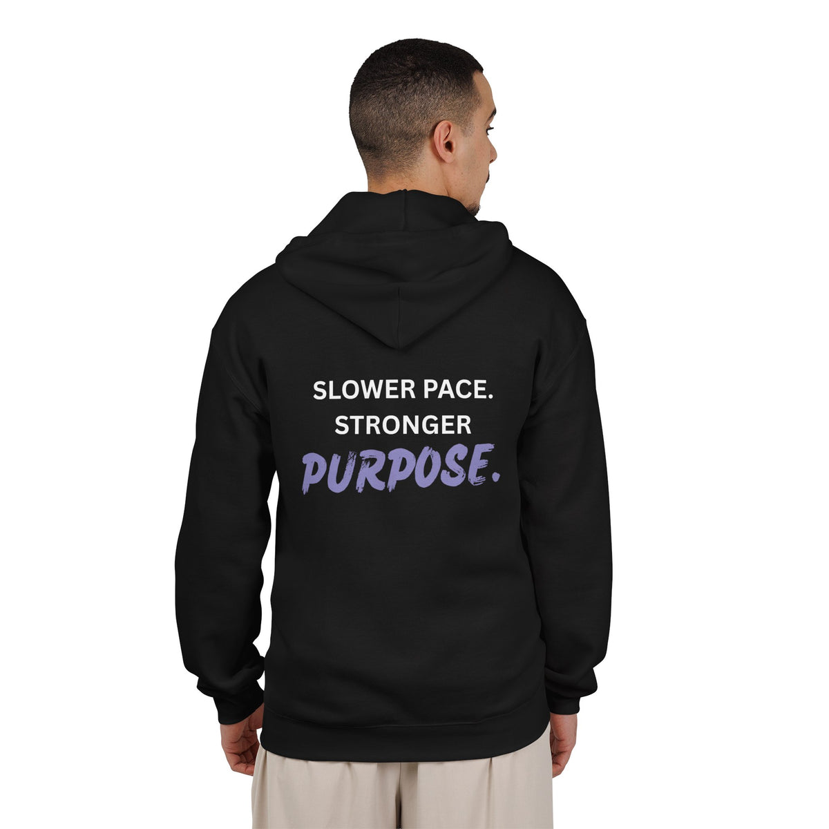 Slower Pace. Stronger Purpose. - Unisex Heavy Blend™ Full Zip Hooded Sweatshirt