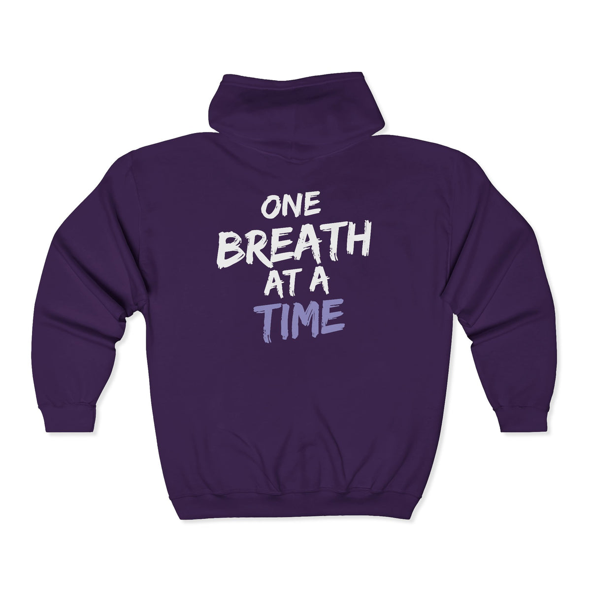 One Breath at a Time - Unisex Heavy Blend™ Full Zip Hooded Sweatshirt