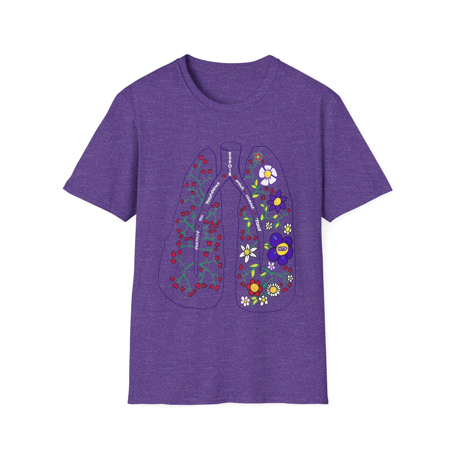 Unisex New PH Lungs T-Shirt - French