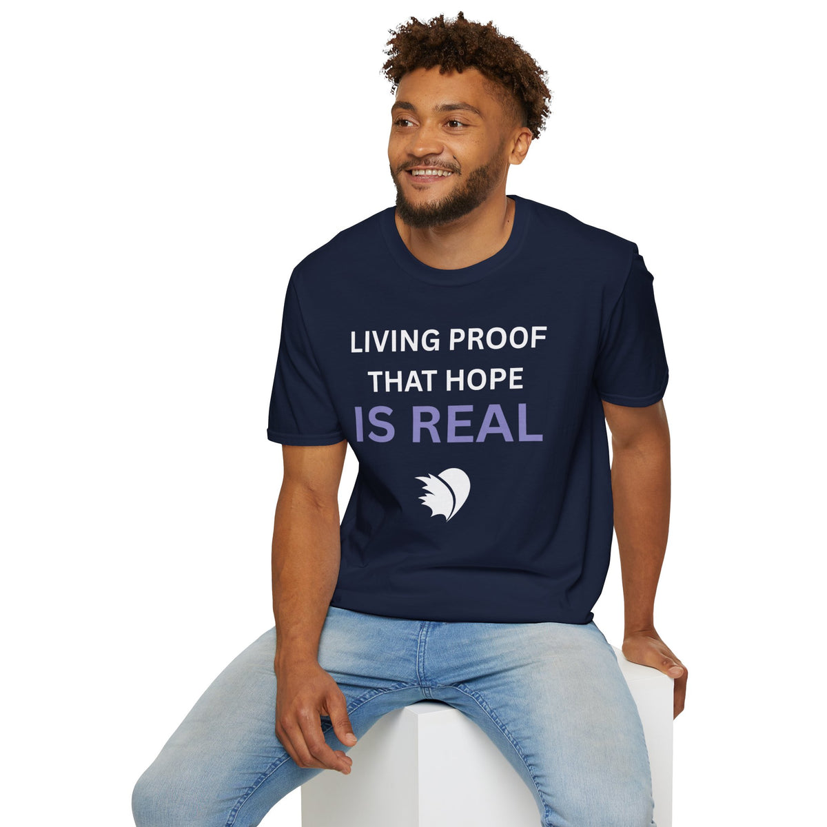 Living Proof that Hope is Real - Unisex T-Shirt