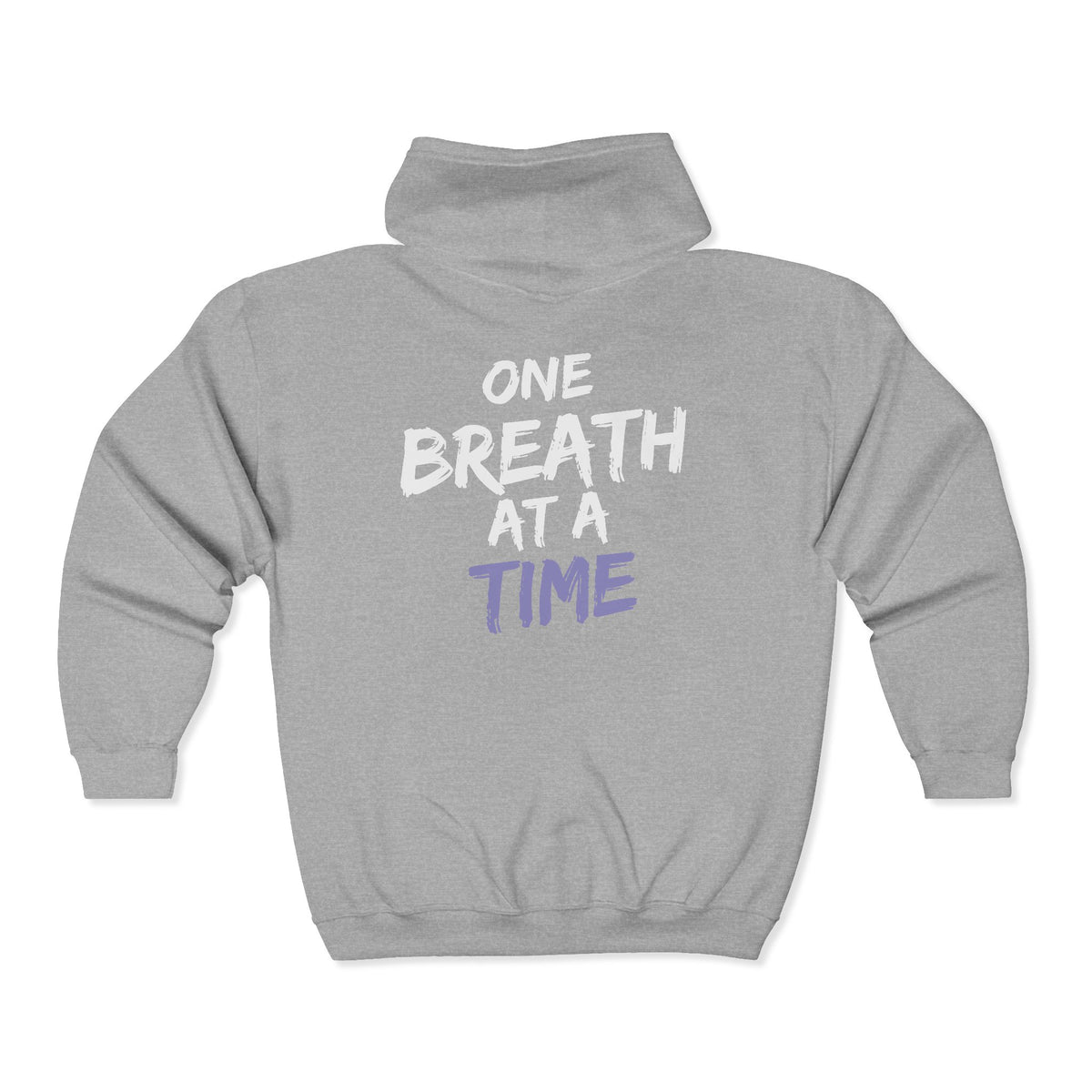 One Breath at a Time - Unisex Heavy Blend™ Full Zip Hooded Sweatshirt