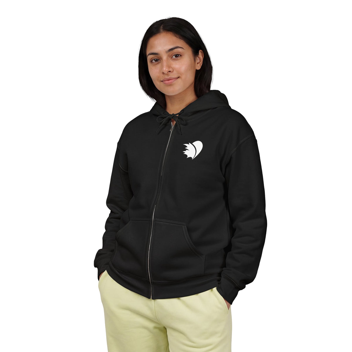 Living Proof that Hope is Real - Unisex Heavy Blend™ Full Zip Hooded Sweatshirt