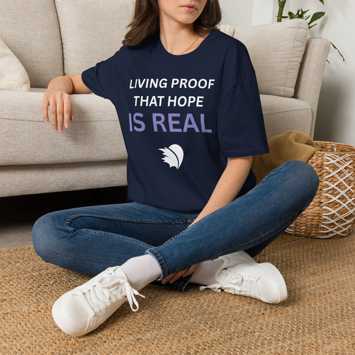 Living Proof that Hope is Real - Unisex T-Shirt
