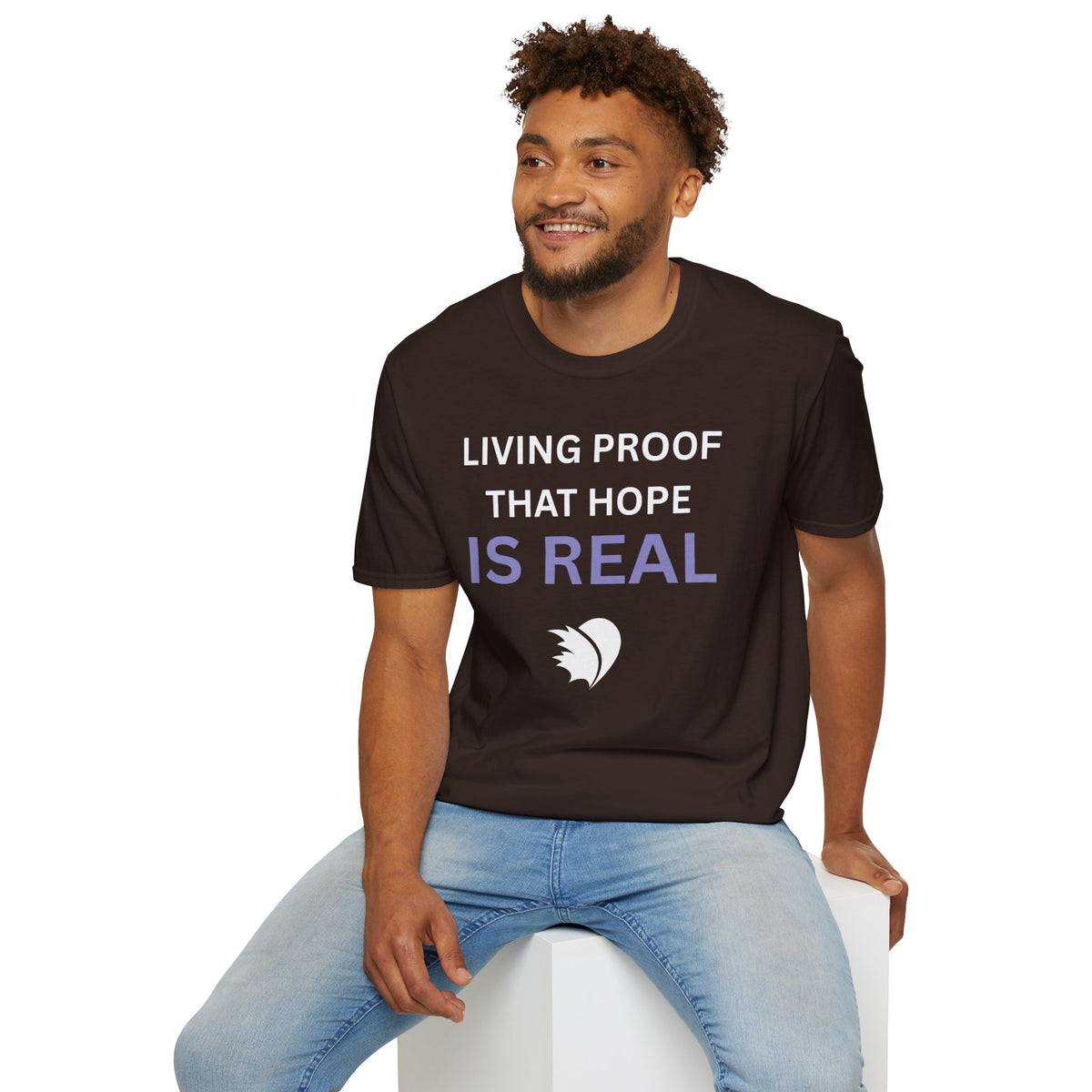 Living Proof that Hope is Real - Unisex T-Shirt