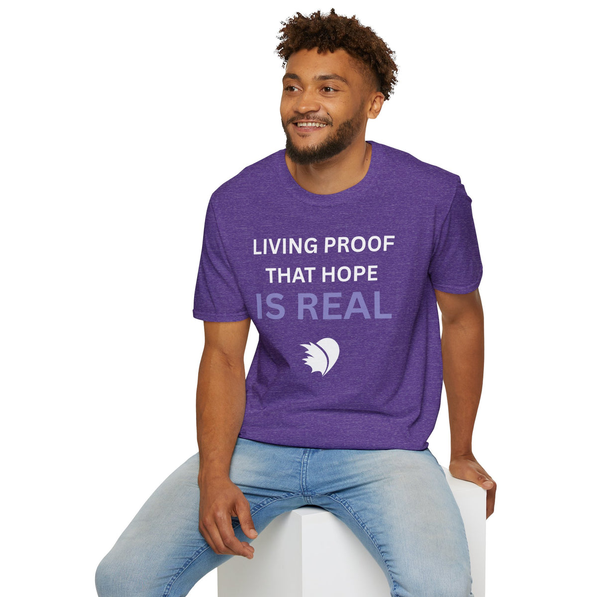 Living Proof that Hope is Real - Unisex T-Shirt
