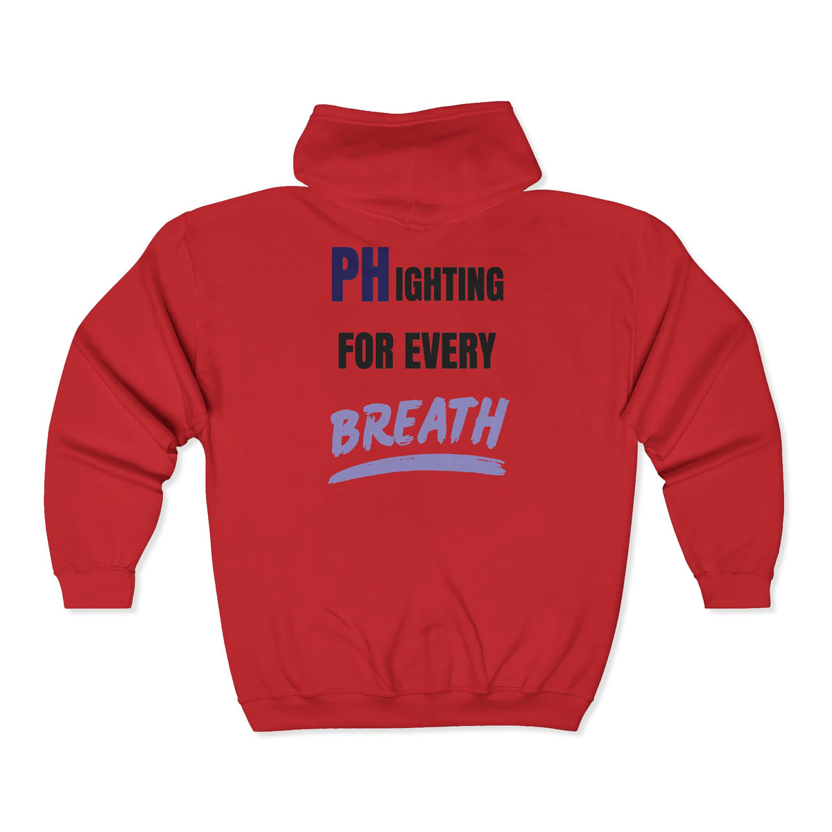 PHighting for Every Breath - Unisex Heavy Blend™ Full Zip Hooded Sweatshirt