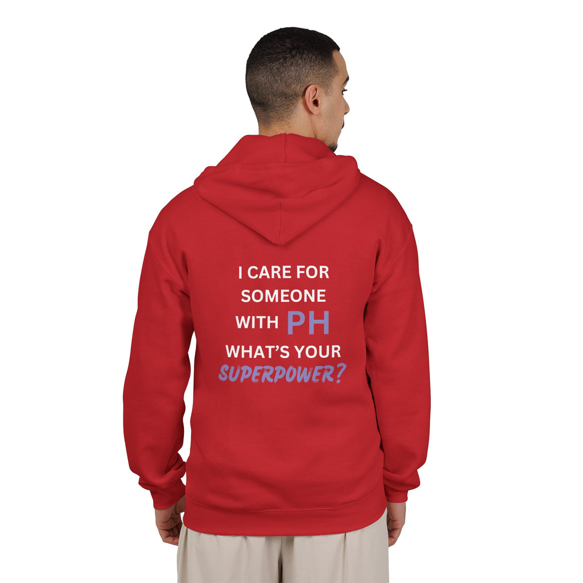 I Care for Someone with PH. What's your Superpower? - Unisex Heavy Blend™ Full Zip Hooded Sweatshirt