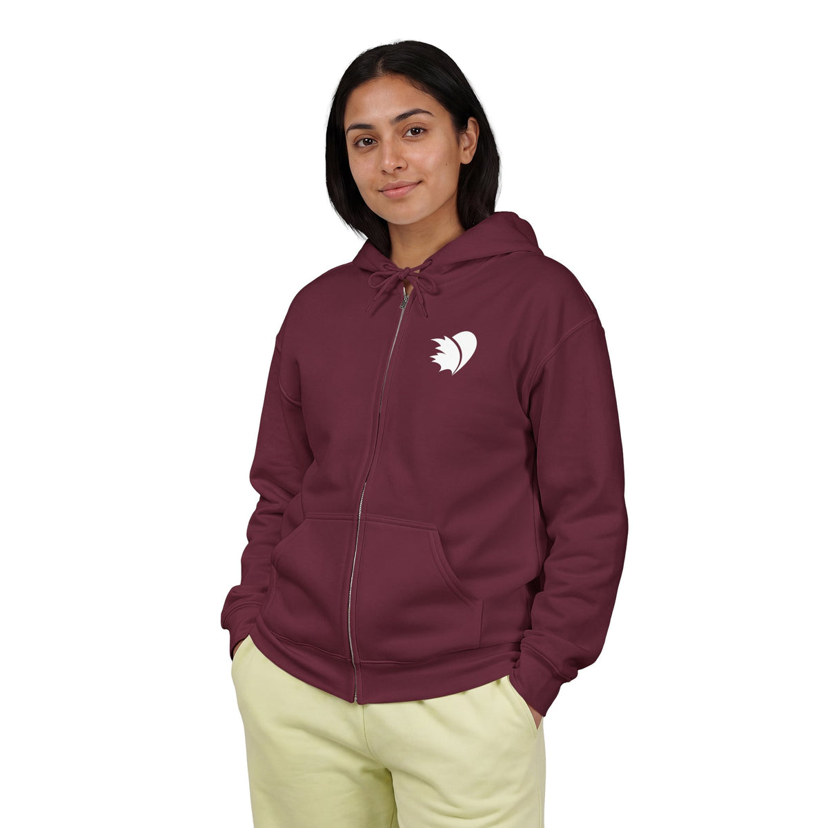 I Care. I Advocate. I Support. I Love - Unisex Heavy Blend™ Full Zip Hooded Sweatshirt
