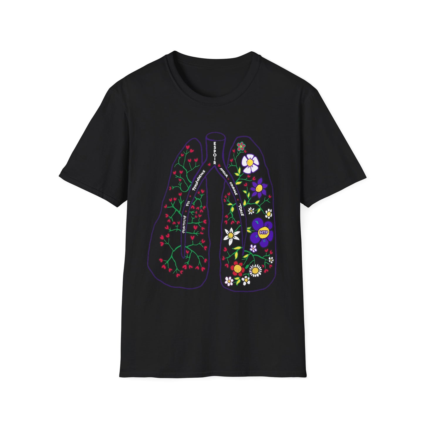 Unisex New PH Lungs T-Shirt - French