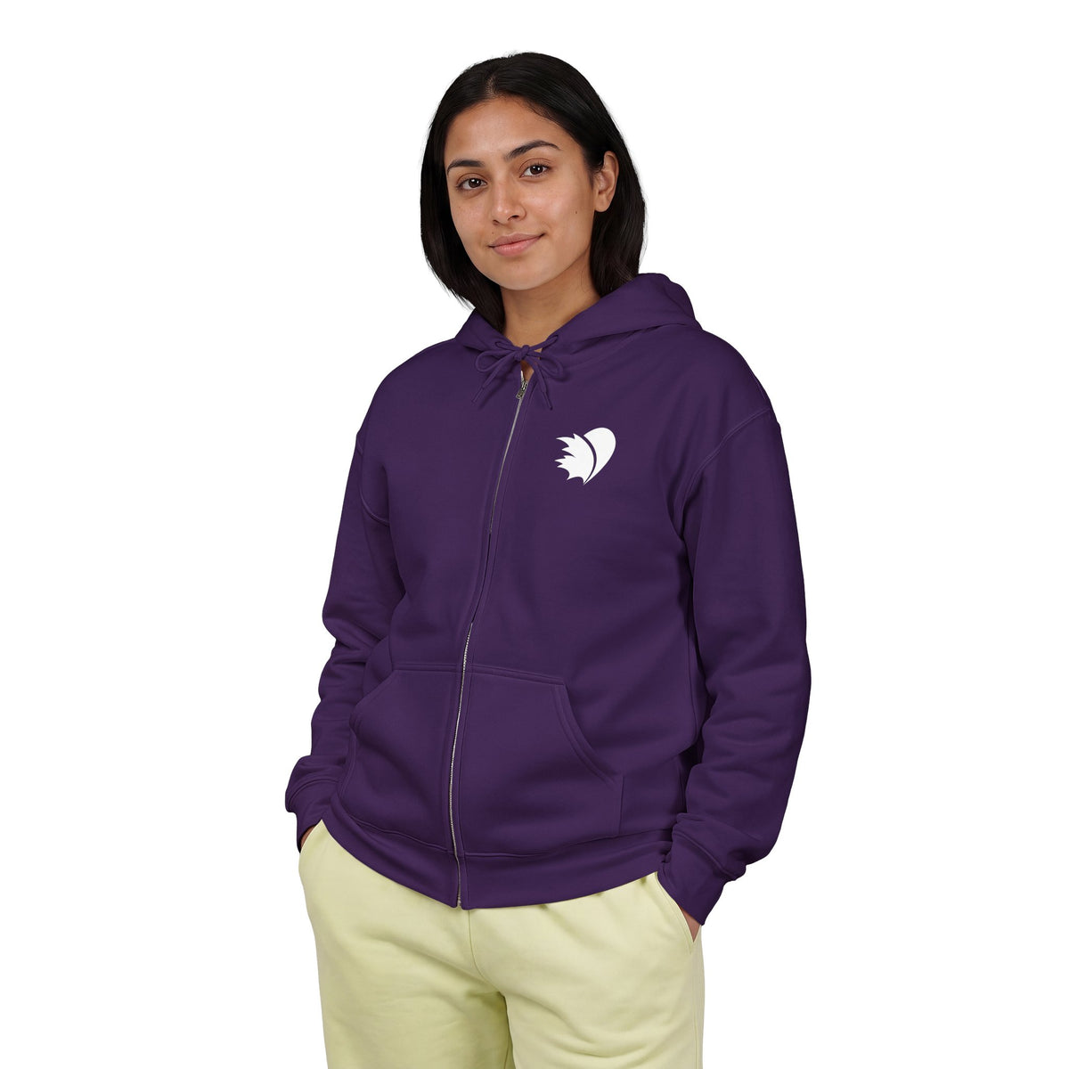 Living Proof that Hope is Real - Unisex Heavy Blend™ Full Zip Hooded Sweatshirt
