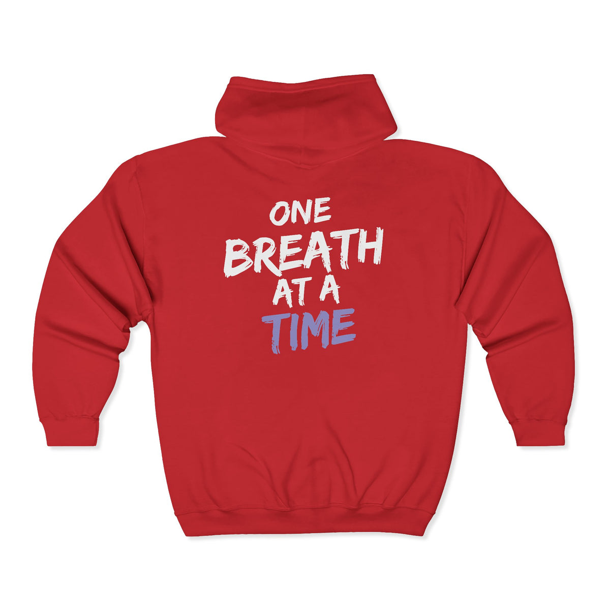 One Breath at a Time - Unisex Heavy Blend™ Full Zip Hooded Sweatshirt