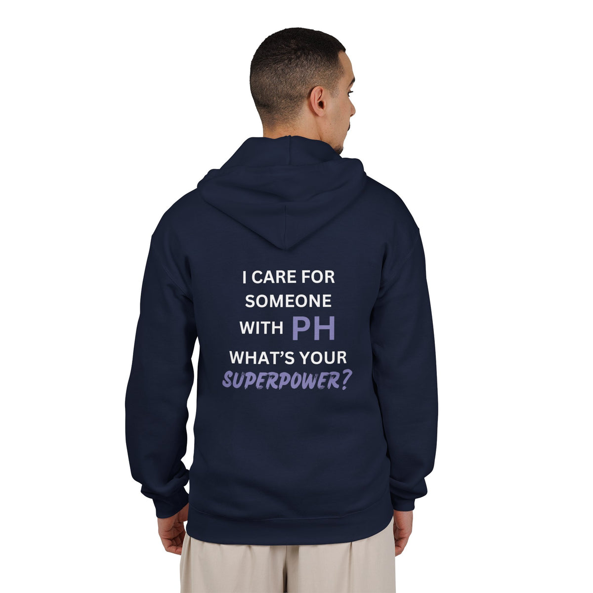 I Care for Someone with PH. What's your Superpower? - Unisex Heavy Blend™ Full Zip Hooded Sweatshirt