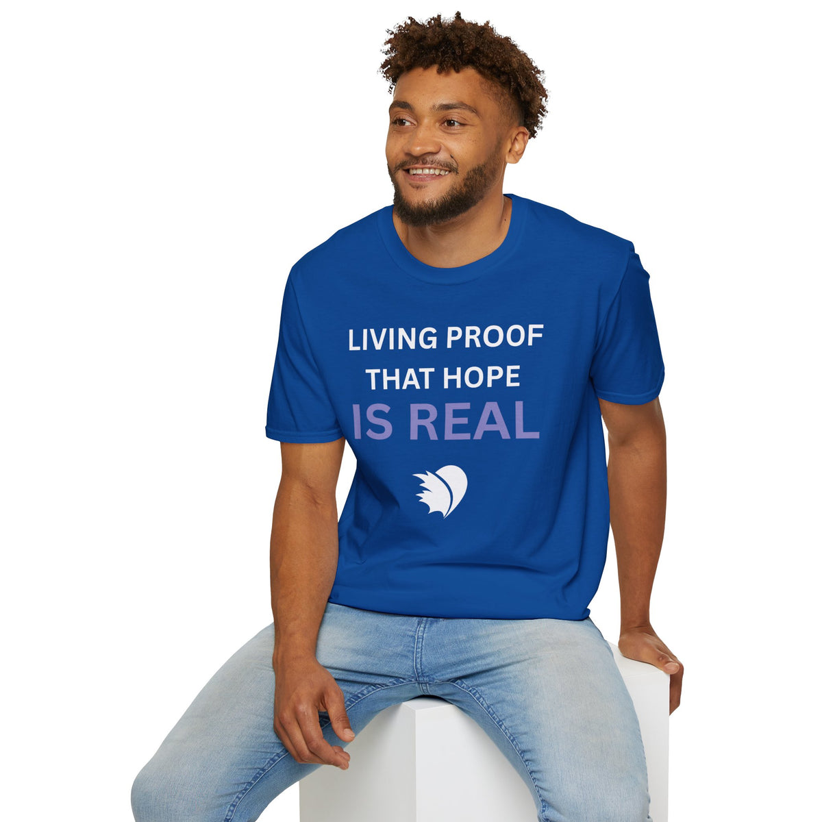 Living Proof that Hope is Real - Unisex T-Shirt