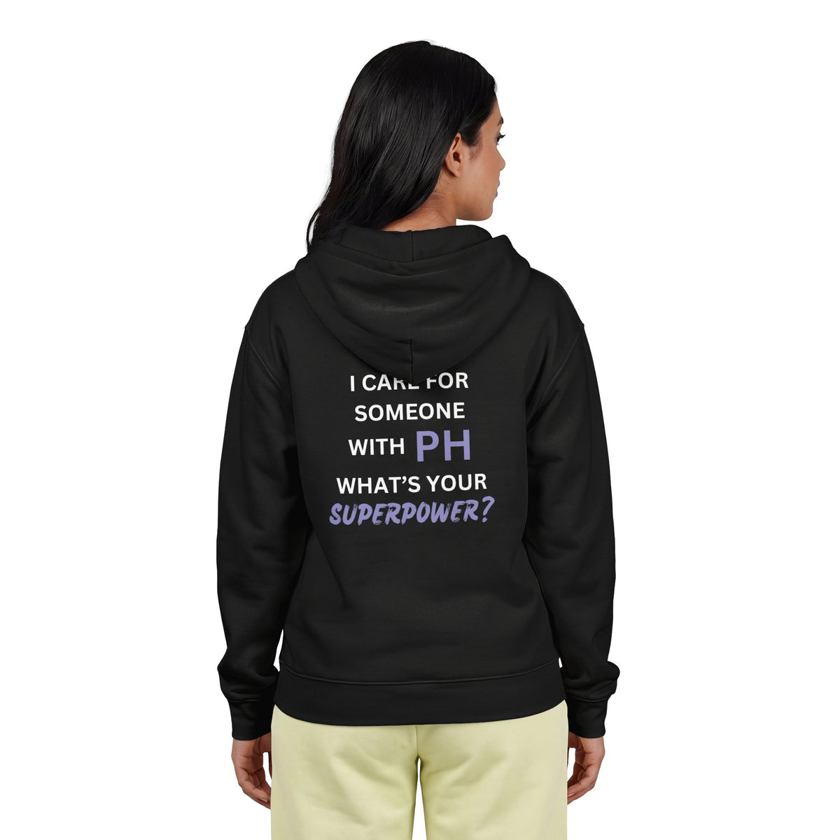 I Care for Someone with PH. What's your Superpower? - Unisex Heavy Blend™ Full Zip Hooded Sweatshirt
