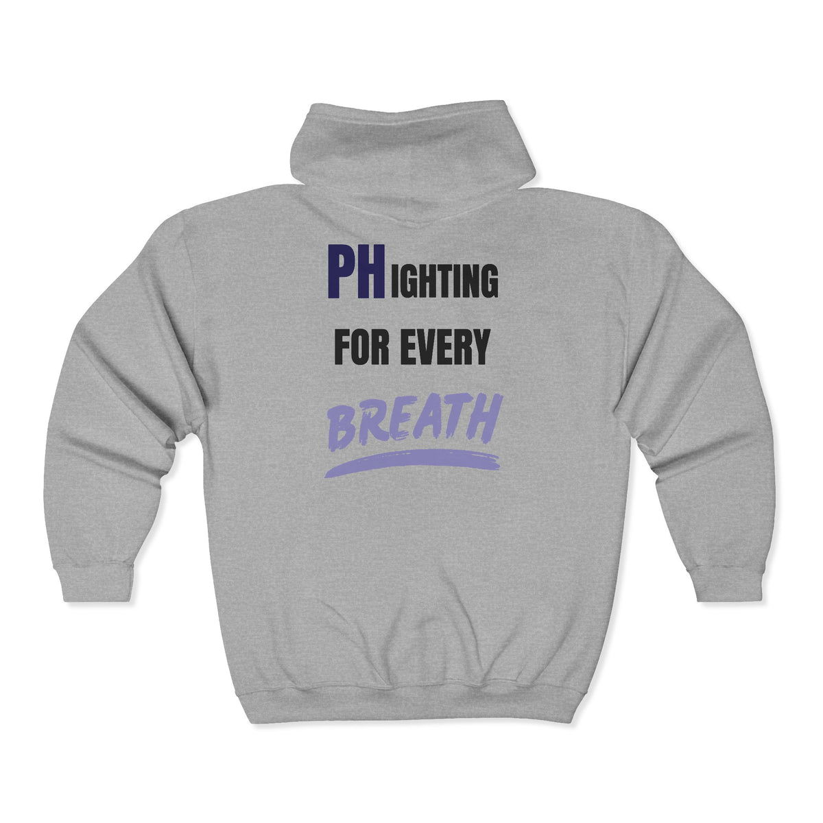 PHighting for Every Breath - Unisex Heavy Blend™ Full Zip Hooded Sweatshirt