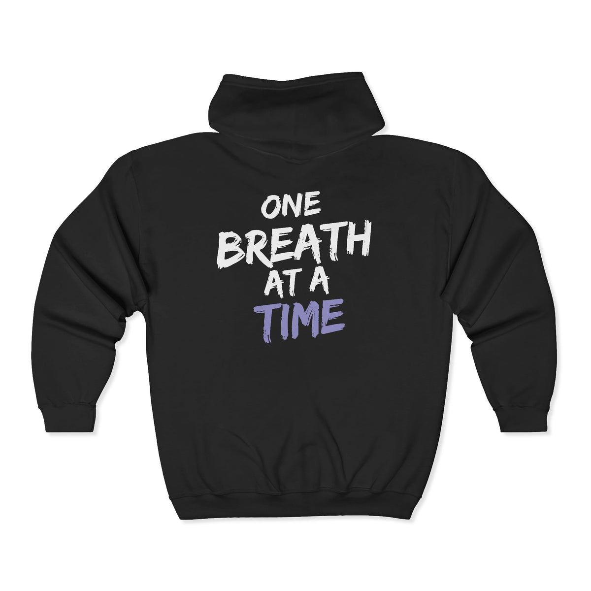One Breath at a Time - Unisex Heavy Blend™ Full Zip Hooded Sweatshirt