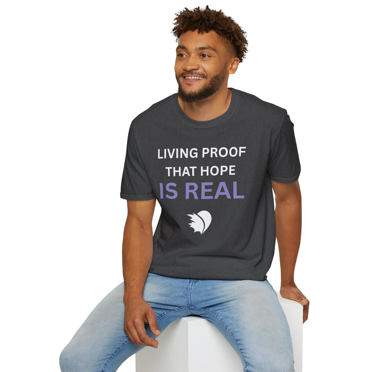 Living Proof that Hope is Real - Unisex T-Shirt
