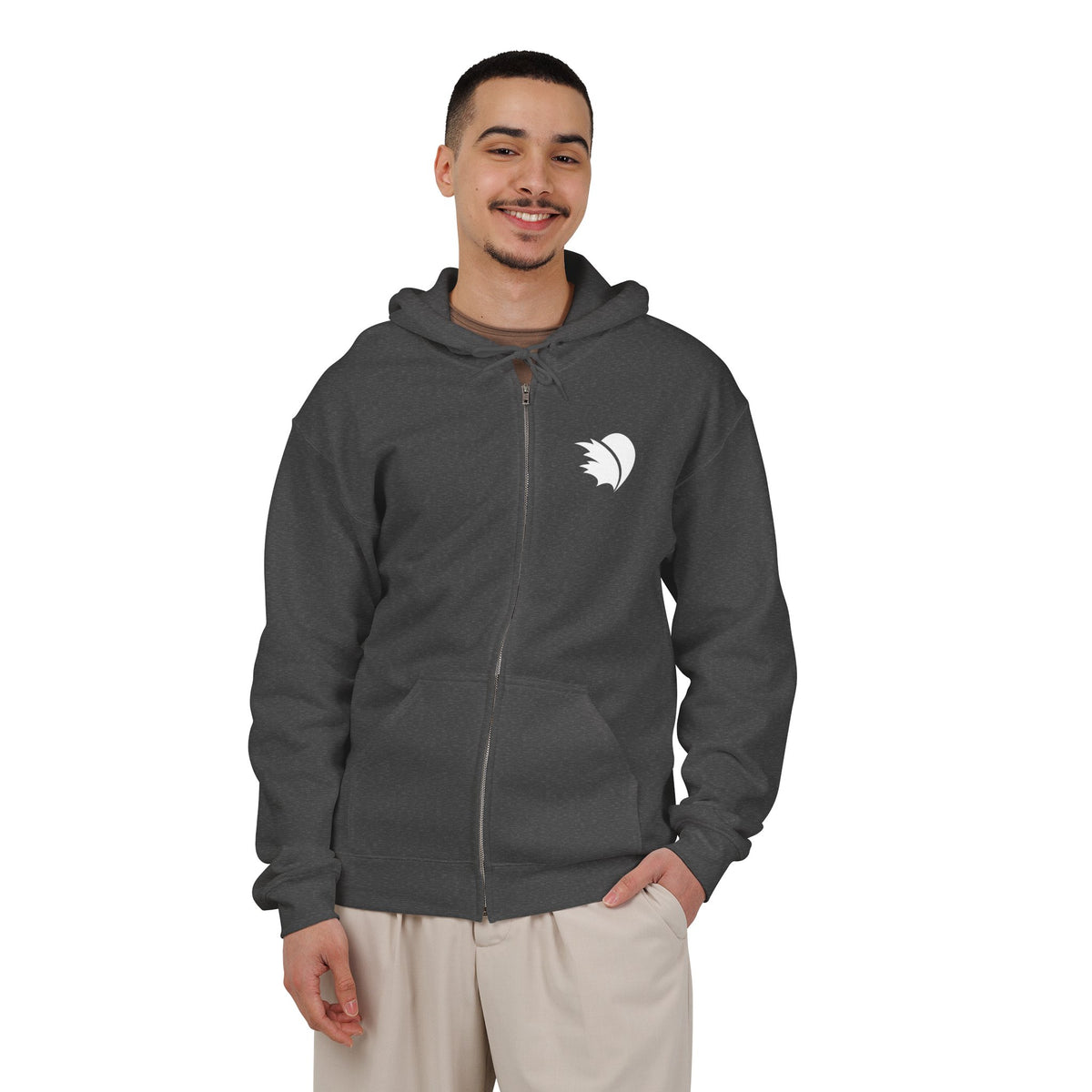 One Breath at a Time - Unisex Heavy Blend™ Full Zip Hooded Sweatshirt