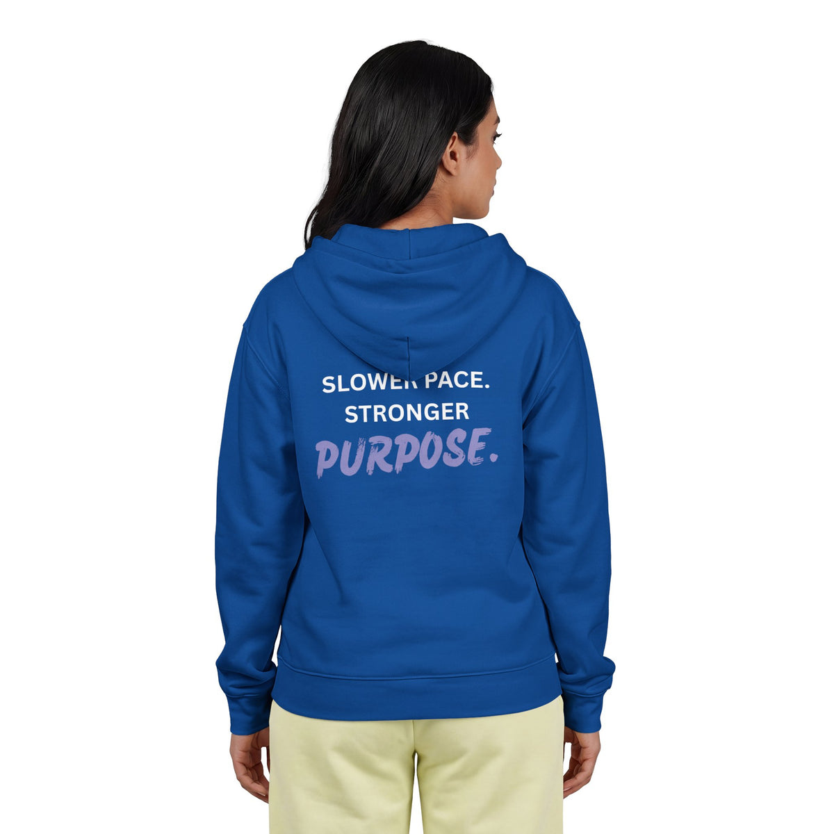 Slower Pace. Stronger Purpose. - Unisex Heavy Blend™ Full Zip Hooded Sweatshirt