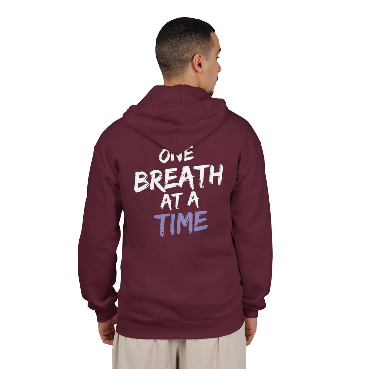 One Breath at a Time - Unisex Heavy Blend™ Full Zip Hooded Sweatshirt