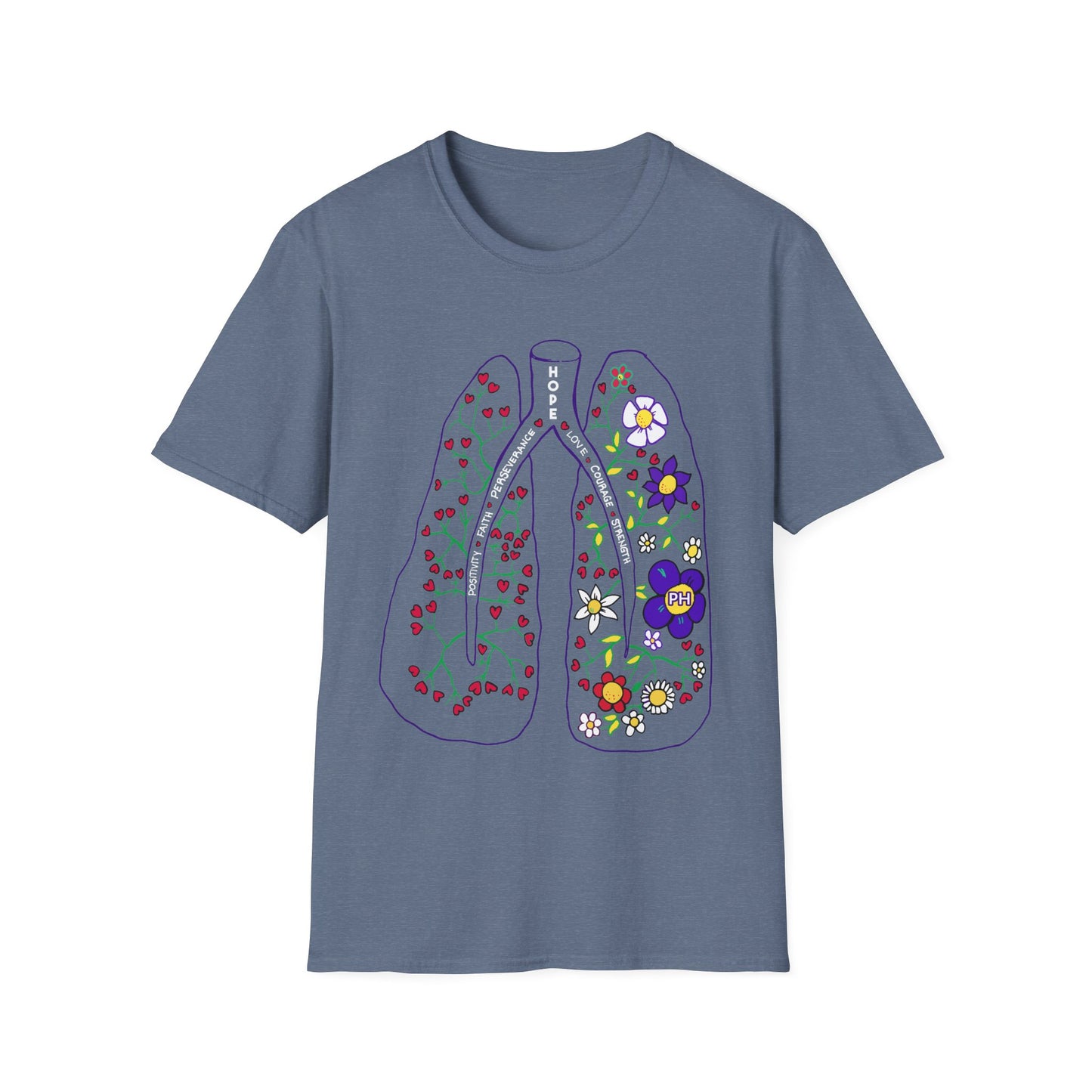 Unisex New PH Lungs T-Shirt - English