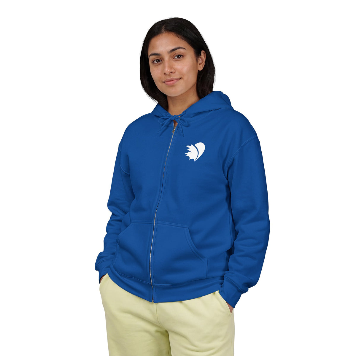 Not all Heroes Wear Capes. Some Just Care - Unisex Heavy Blend™ Full Zip Hooded Sweatshirt