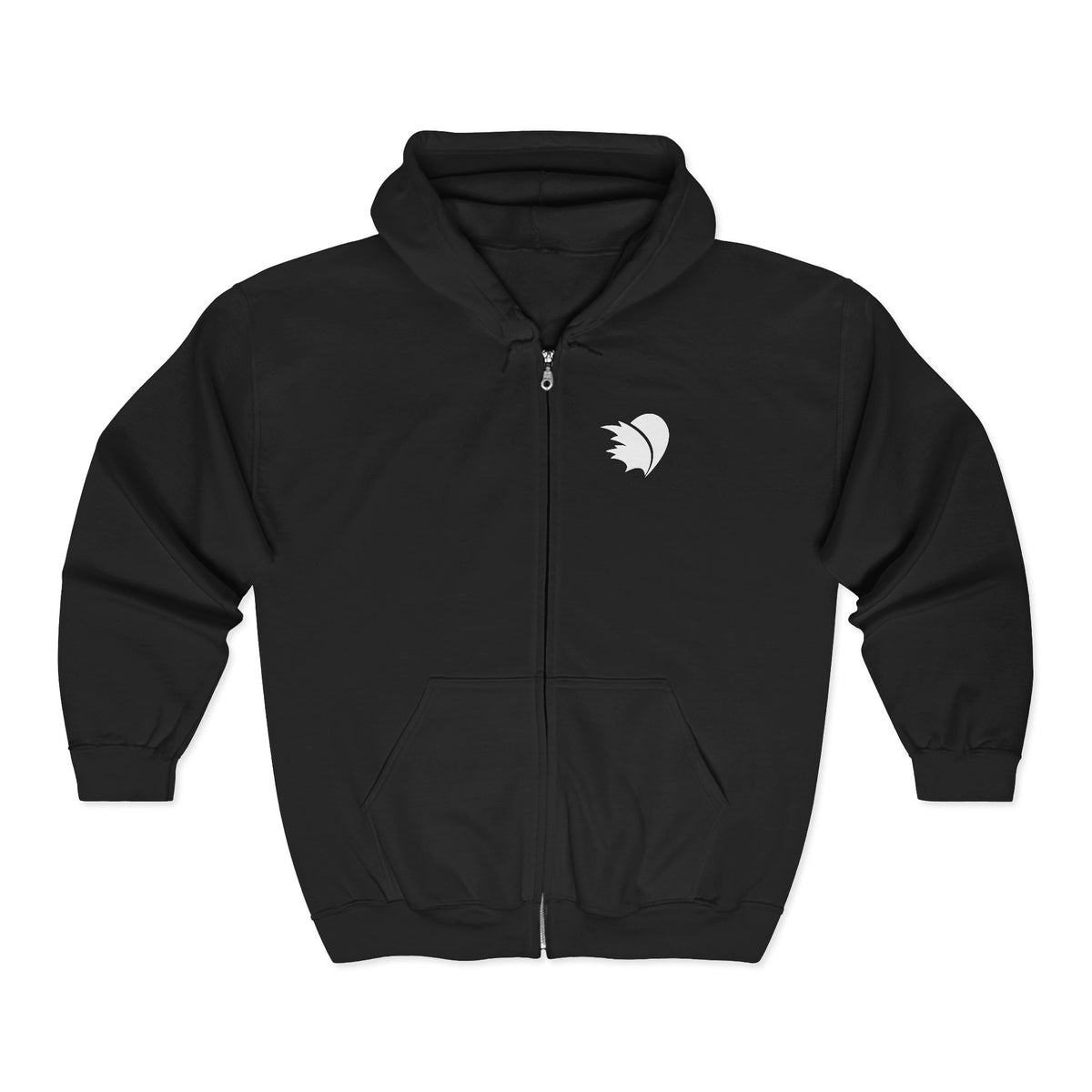 Living life one spoon at a time - Unisex Heavy Blend™ Full Zip Hooded Sweatshirt
