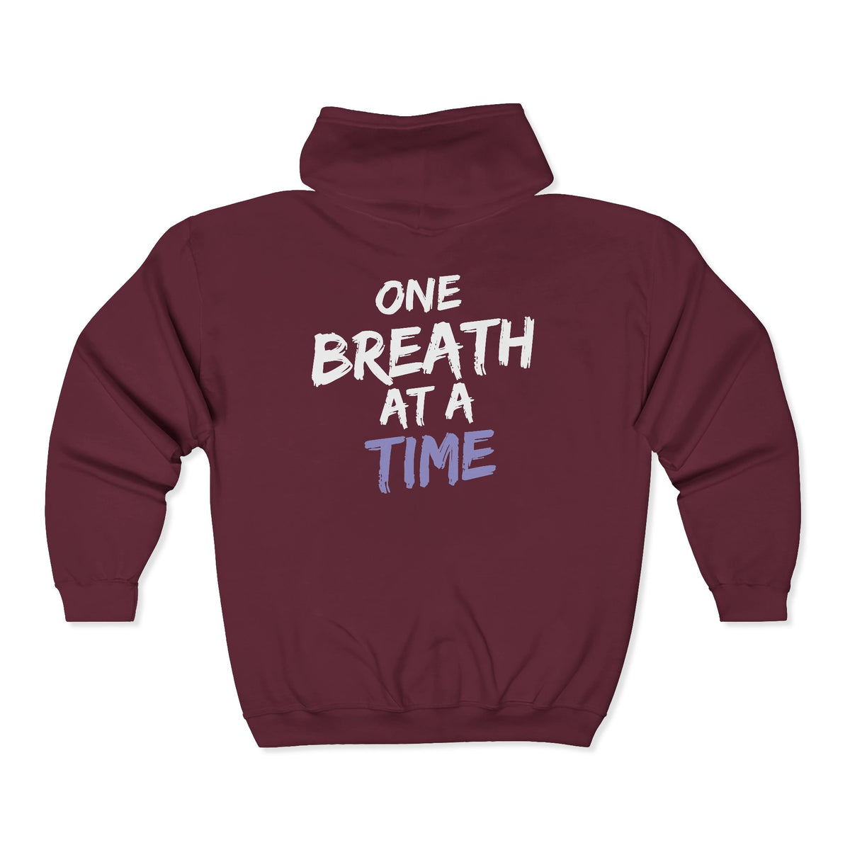 One Breath at a Time - Unisex Heavy Blend™ Full Zip Hooded Sweatshirt