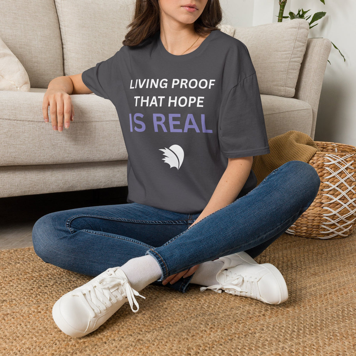 Living Proof that Hope is Real - Unisex T-Shirt