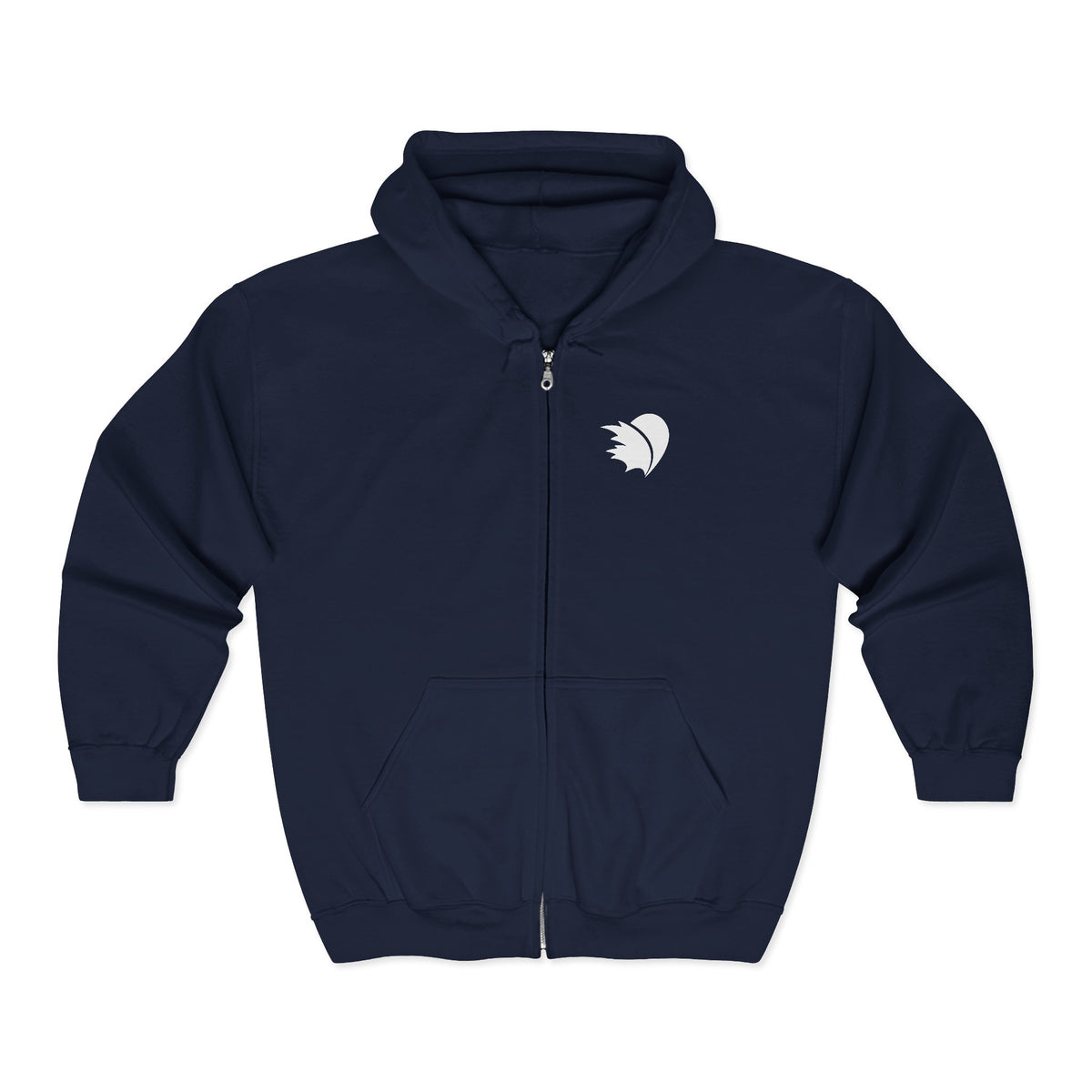 Living life one spoon at a time - Unisex Heavy Blend™ Full Zip Hooded Sweatshirt