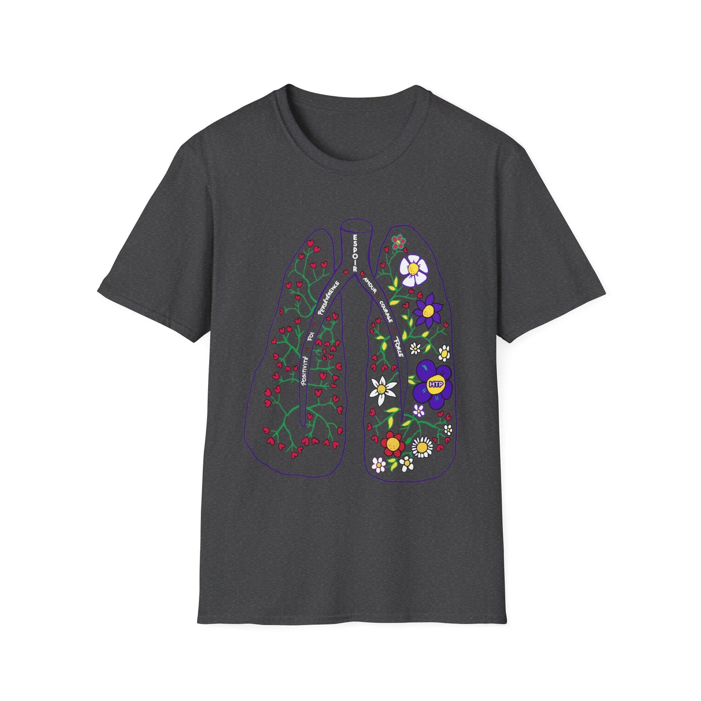 Unisex New PH Lungs T-Shirt - French