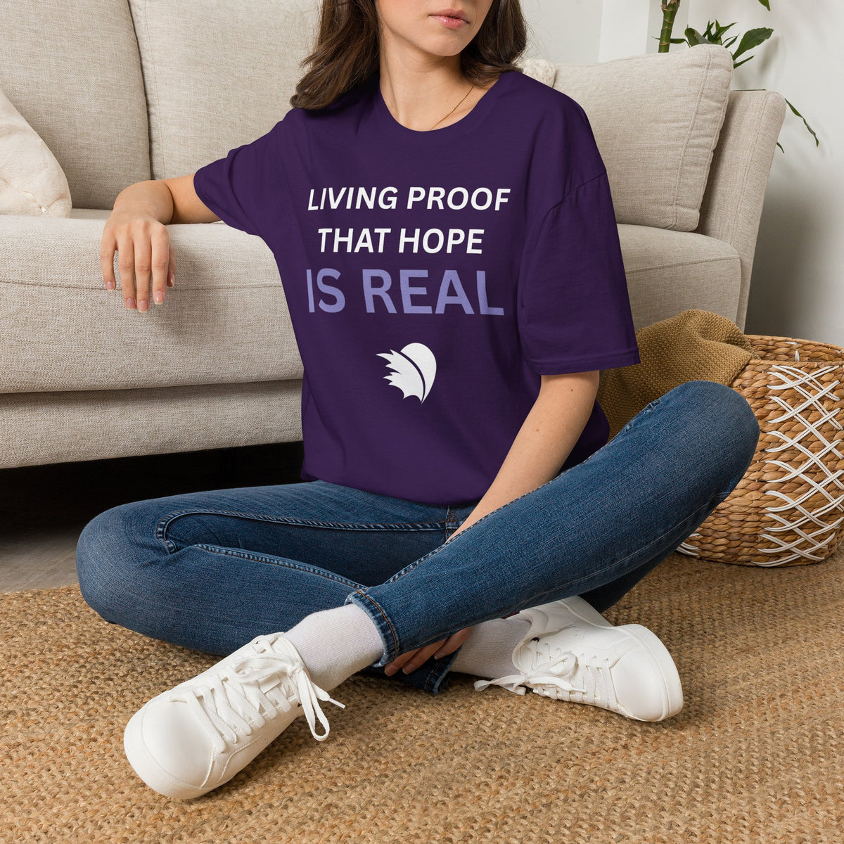 Living Proof that Hope is Real - Unisex T-Shirt