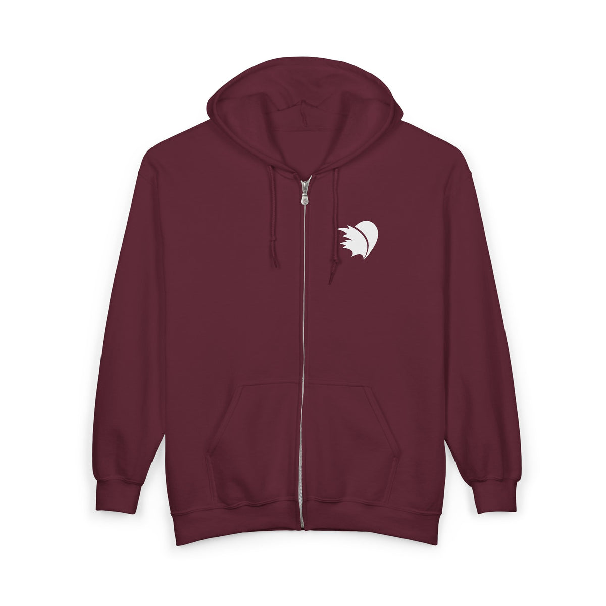Living life one spoon at a time - Unisex Heavy Blend™ Full Zip Hooded Sweatshirt